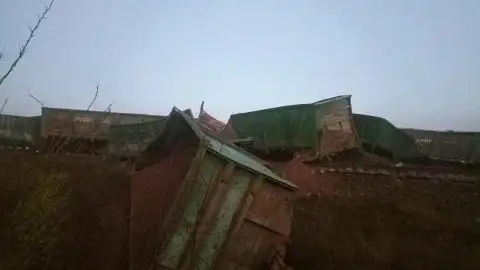 На ВОТ Запорожья представители движения сопротивления взорвали пути. Фото: ГУР МО