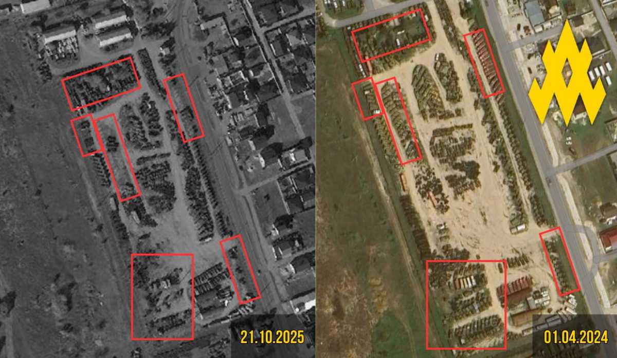 Окупанти в Криму розбирають списані автівки через нестачу техніки. Фото: 