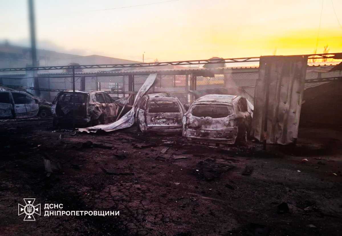 Последствия атаки РФ. Фото: ГСЧС Украины
