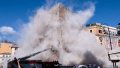 The moment the tower collapsed. Photo: Remo Casilli Purchase Licensing Rights
