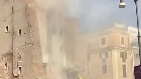 Обрушение башни. Скриншот видео