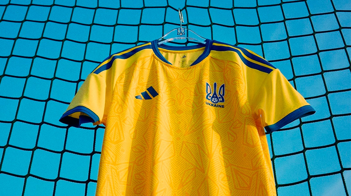 Новая форма сборной Украины по футболу. Фото: adidas