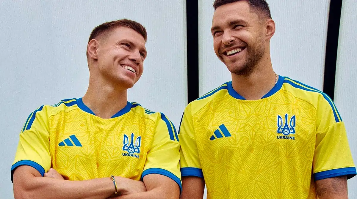 Новая форма сборной Украины по футболу. Фото: adidas