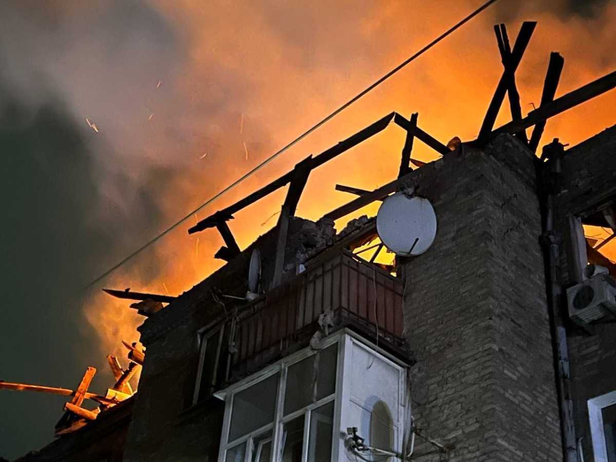 Ночью оккупанты атаковали Днепропетровщину беспилотниками. Фото: Telegram/Владислав Гайваненко/Днепропетровская ОГА (ОВА)