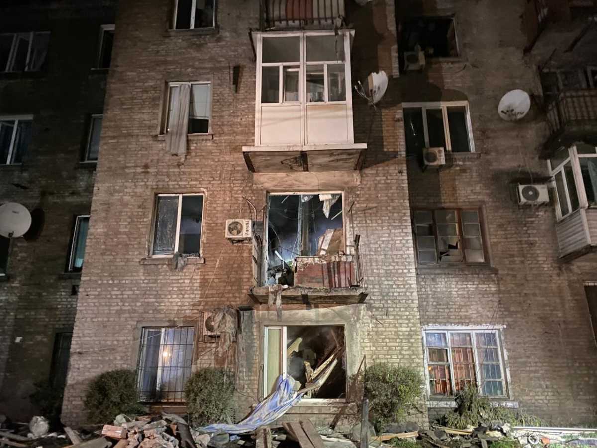 At night, the occupiers attacked Dnipropetrovs'k region with drones. Photo: Telegram/Vladyslav Haivanenko / Dnipro Regional State Administration (RSA)