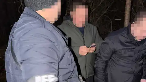 Задержание Юрия Рыбянского. Фото: ГБР