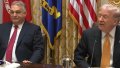 Trump's reaction to Orbán's response. Screenshot of the broadcast