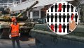 Russia has recorded layoffs at the flagships of the military industry. Collage: CPJ