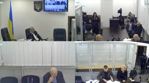 Заседание суда. Скриншот видео