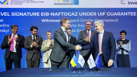 Naftogaz continues to seek money for gas purchases and signs grant agreement with EIB for EUR 127 million