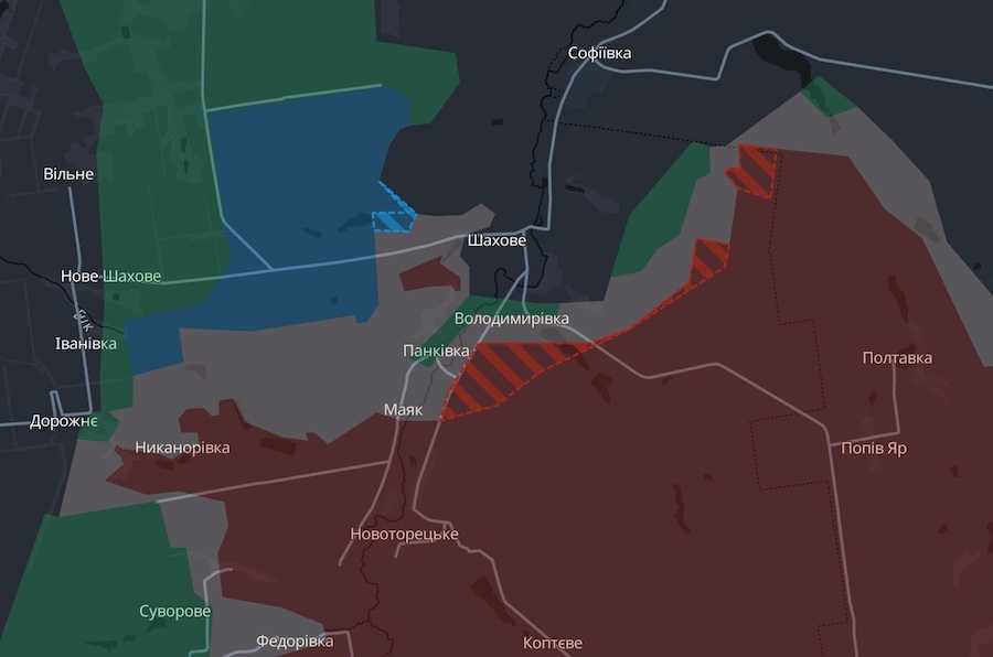 DeepState reported on advance of invaders in Pokrovskoye Axis. Photo: screenshot.