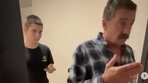 Момент конфликта с бывшим военным. Скриншот видео