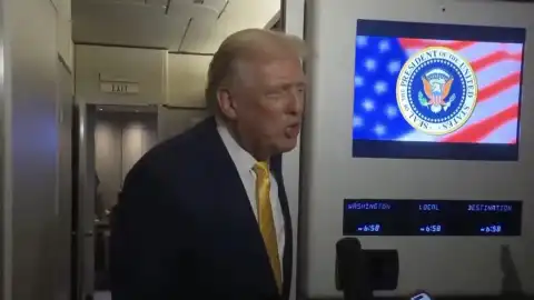 Дональд Трамп. Скриншот видео