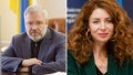 Herman Halushchenko and Svitlana Hrynchuk. Collage by UN