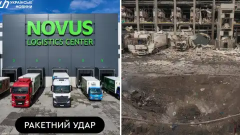 Логистический центр до и после. Коллаж: УН