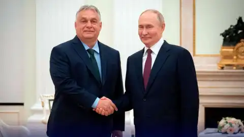 Віктор Орбан та Володимир Путін. Фото: Facebook/Orbán Viktor