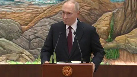 Владимир Путин. Скриншот трансляции