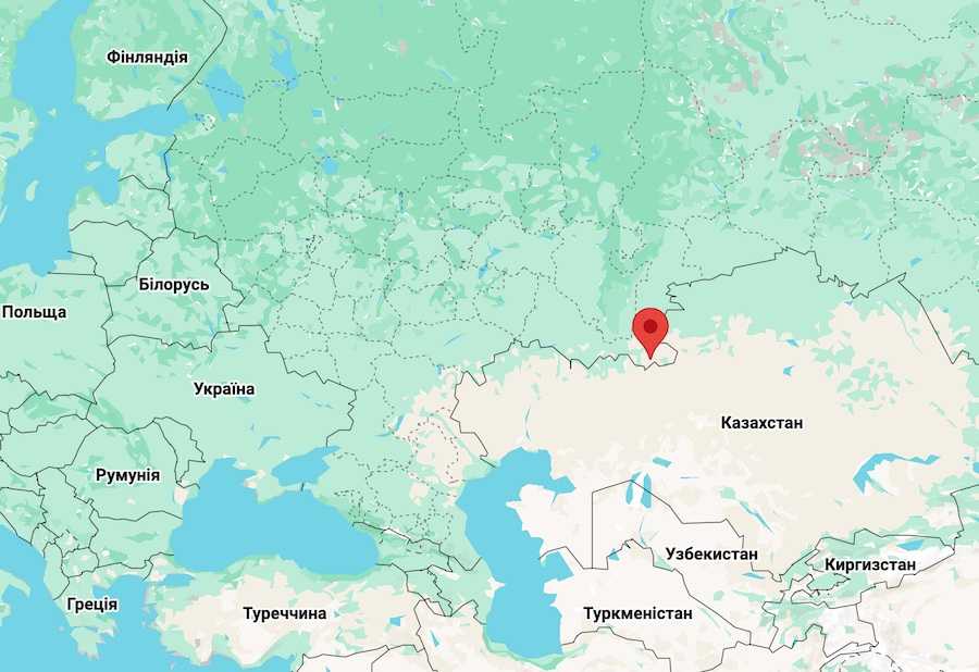 Ясний на мапі сервісу Google Maps. Фото: скріншот.