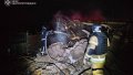 The aftermath of the russian attack in the Dnipropetrovsk Region. Photo: STATE EMERGENCY SERVICE OF UKRAINE