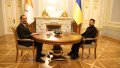 Nikos Christodoulidis and Volodymyr Zelenskyy. Photo: X/letymbiotis