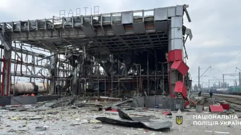 Вокзал в Фастове. Фото: Нацполиция