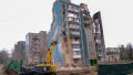 Dismantling of building destroyed by russian missile begun in Ternopil