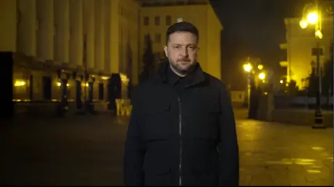 Владимир Зеленский. Скриншот видеообращения