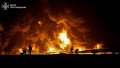 Russian attack on energy facilities in Kremenchuk district: SESU shows photos of large-scale fires