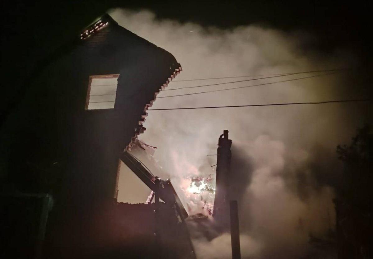At night, Russians attacked Dnipropetrovs'k region. Photo: Telegram / Vladyslav Haivanenko / Dnipro Regional State Administration (RSA)