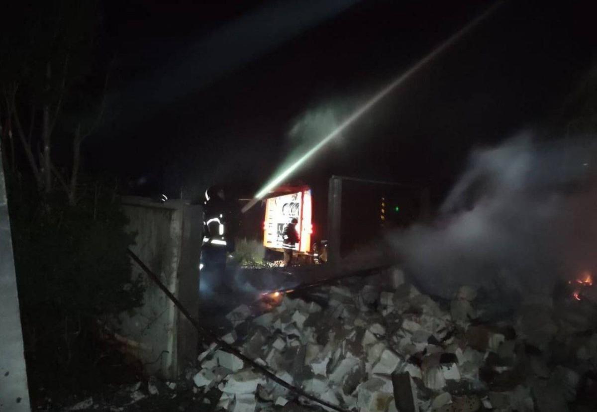 At night, Russians attacked Dnipro region. Photo: Telegram / Vladyslav Haivanenko / Dnipro Regional State Administration (RSA)