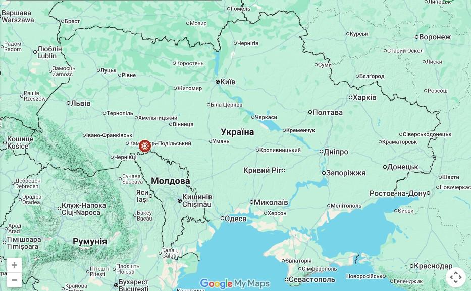 Землетрус. Мапа: Google Maps