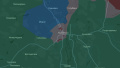 Kupiansk on the map of the DeepState project. Photo: screenshot.