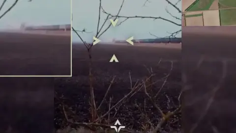 Подрыв железной дороги на оккупированной части Запорожской области. Фото: скриншот видео.