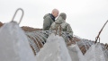 Minister of Defense of Ukraine Denys Shmyhal inspects the fortifications in Zaporizhzhia. Photo: MINISTRY OF DEFENSE.