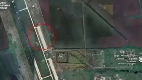 ГУР МО поразило вражеские истребители Су-30 и Су-27. Скриншот видео