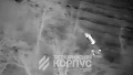 Machine gun fire from a Ukrainian ground unmanned robotic complex. Photo: screenshot of the video.