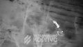 Machine gun fire from a Ukrainian ground unmanned robotic complex. Photo: screenshot of the video.