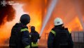In Odesa Region, fire was extinguished at enterprise for several days: RF repeatedly attacked facility 5 times