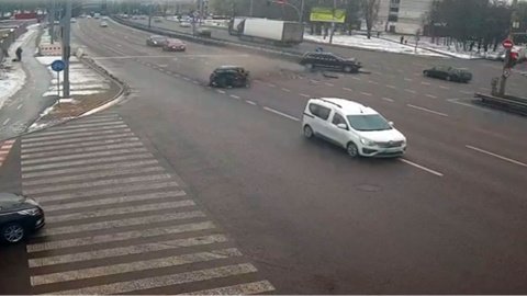 ДТП с участием военнослужащего. Фото: скриншот из видео