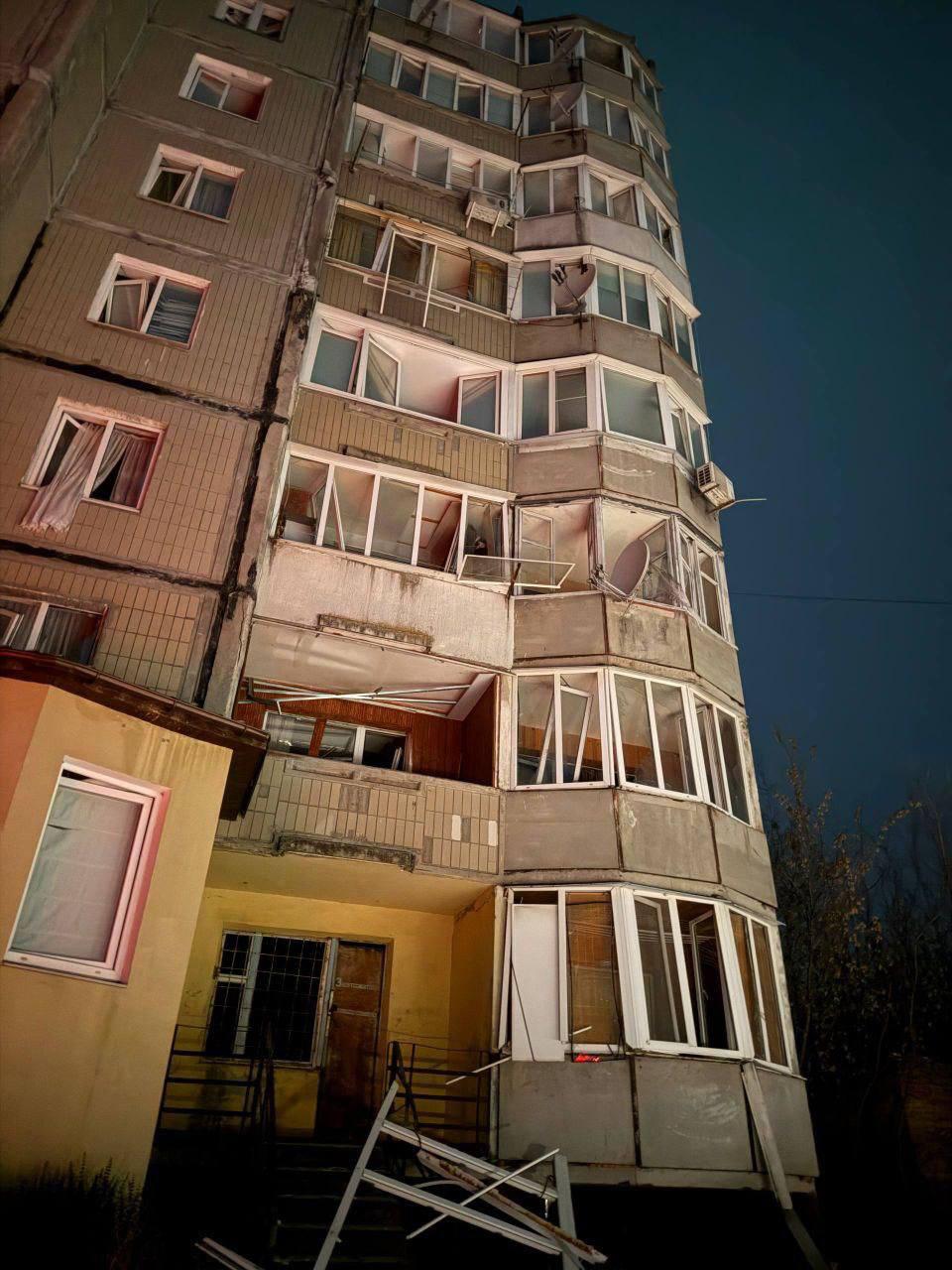 Белая Церковь после атаки. Фото: Telegram/Никола Калашник