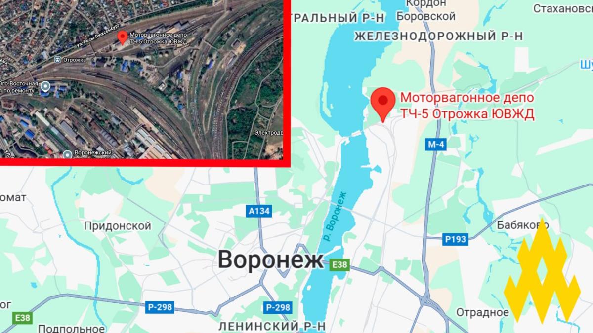 Partisans disrupted railway logistics of russians in Kupyansk Axis. Map: Telegram/ATESH