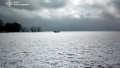 On New Year's Eve, company got stuck in boat in middle of frozen Dnieper in Poltava Region
