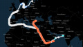The route of russian oil supplies to India. Collage: Bloomberg.