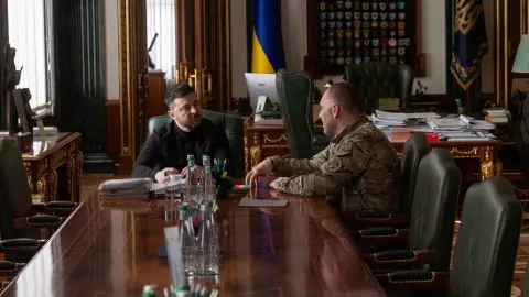 Zelenskyy suggestes Maliuk focus on asymmetric operations against RF