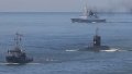 Ships and a submarine of the russian Navy. Photo from open sources.