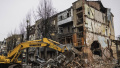 The site of the russian army's attack in Kharkiv. Photo: State Emergency Service of Ukraine.