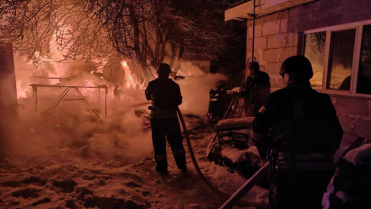 The aftermath of the attack in Kyiv region. Photo: Telegram/Nikolay Kalashnik