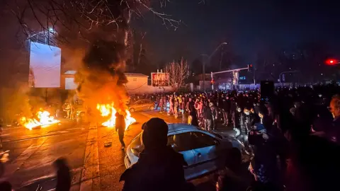 Противостояния в Иране. Фото: BBC