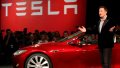 Elon Musk presents a new Tesla car model. Photo: Tesla