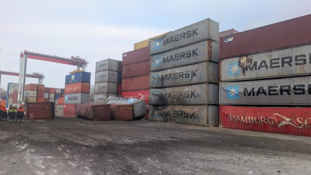 Consequences of the Russian attack on the port of Odesa region. Photo:.telegram/OleksiiKuleba